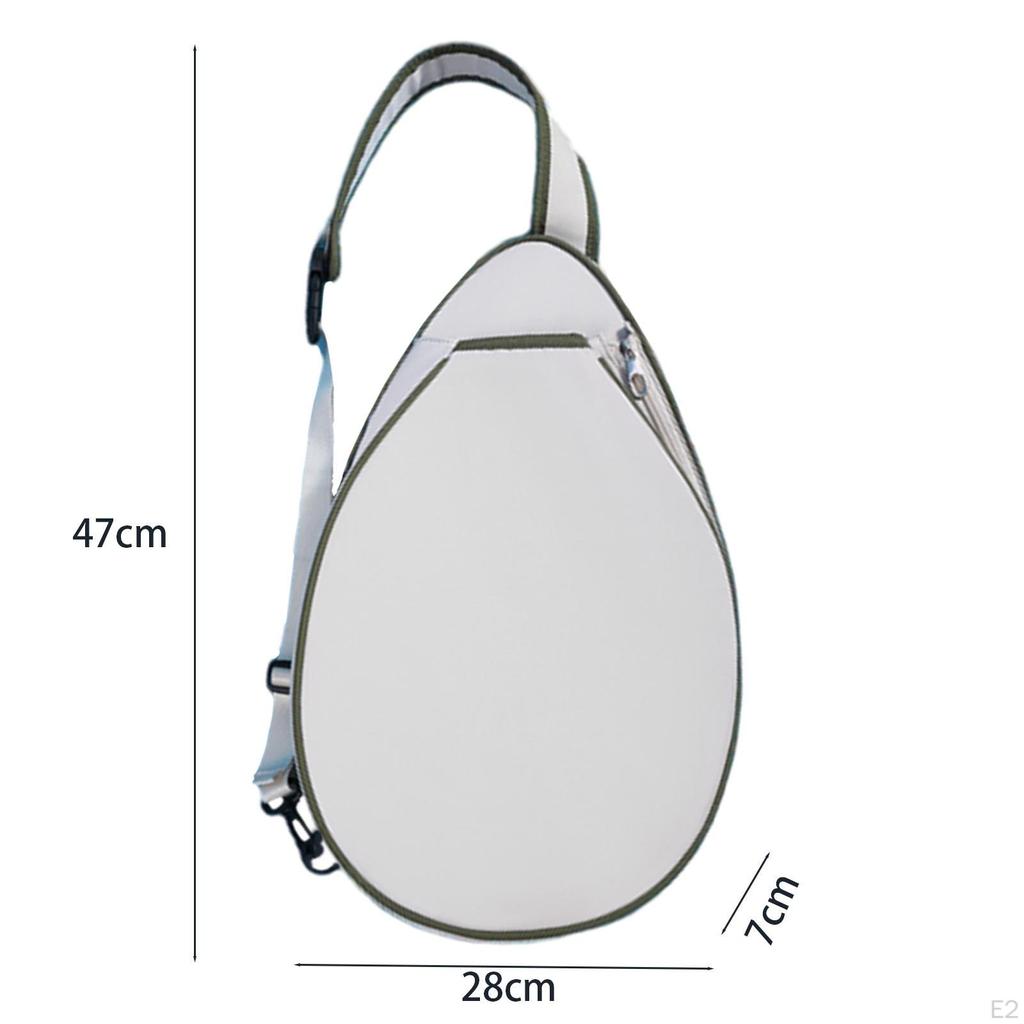 Tennis Tasche Schläger Abdeckung Tragbare Paddel Halter Ausrüstung Tragen Leichte Crossbody