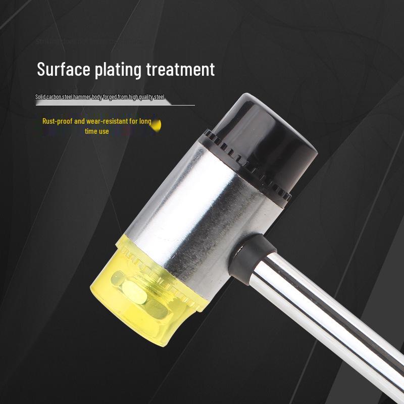 Multifunctional Detachable Double-Head Rubber Hammer for Home Installation