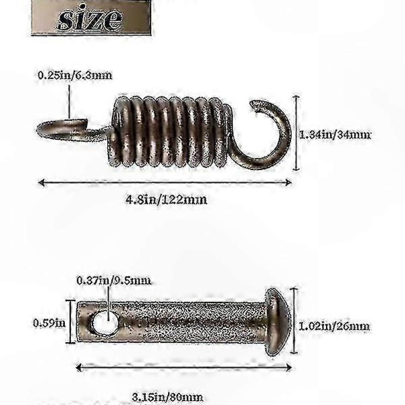 Hanging Hammock Chair Kit with Spring Pin for Ultimate Comfort