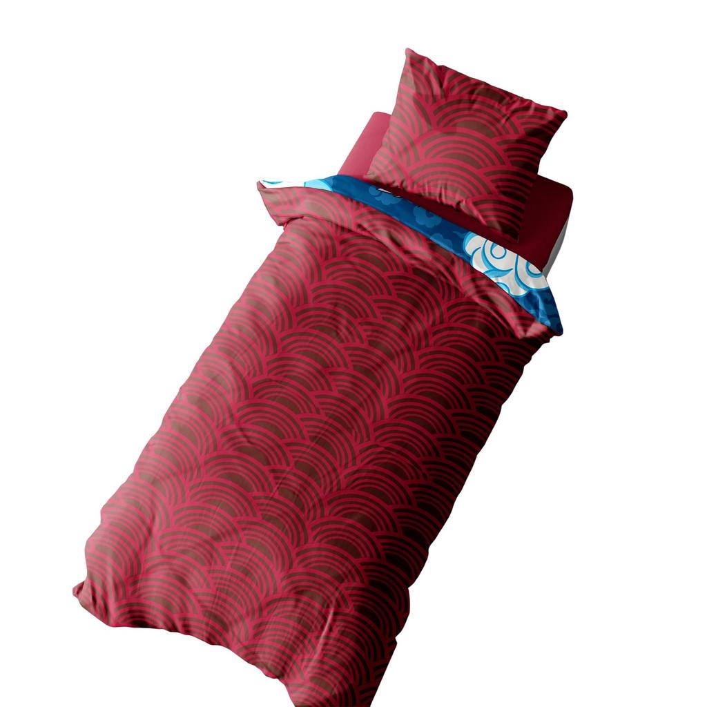 Naruto Swirling Clouds Reversible Duvet Set