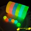 5pcs Glow-in-the-Dark Sticky Balls, Ball Tape, Crystal-Clear Water Ball Tape, Hand-Stretched, Colorful Sticky Water Ball Tape