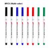4/8/12 Stück 0,5 mm Magnetische Whiteboard-Marker Stifte Office Schule Whiteboard Schreibwaren Extrafeine Spitze Mehrfarbig