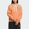adidas Originals Trefoil Gesticktes Colorblock Polo Crew Sweatshirt Damen Oberteile Hell-Khaki-Braun IN1094