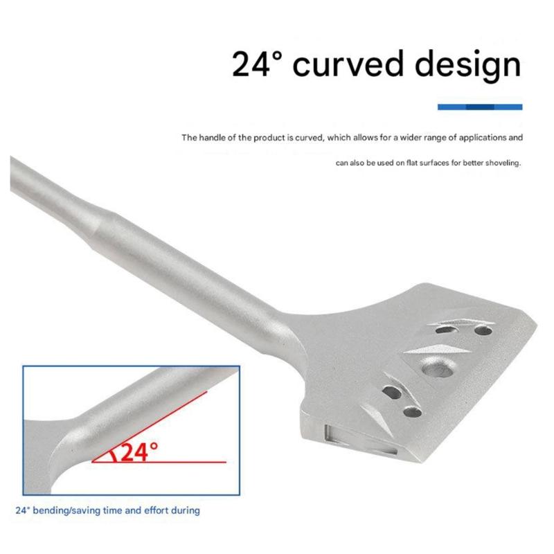 Electric Hammer Chisel Slotted Flat Carving Cutter Grinding Bending Chisel Round Handle Wall Brick Tool Heavy Duty