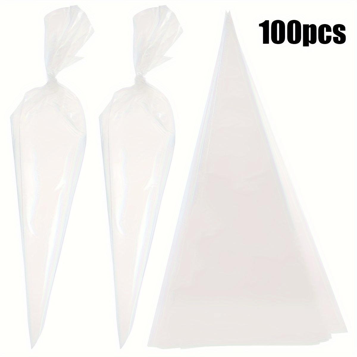 

100 шт. цементный мешок для затирки швов плитки и кладки с формованным наконечником, устойчивый к разрывам и проколам, прочный виниловый мешок для цемента