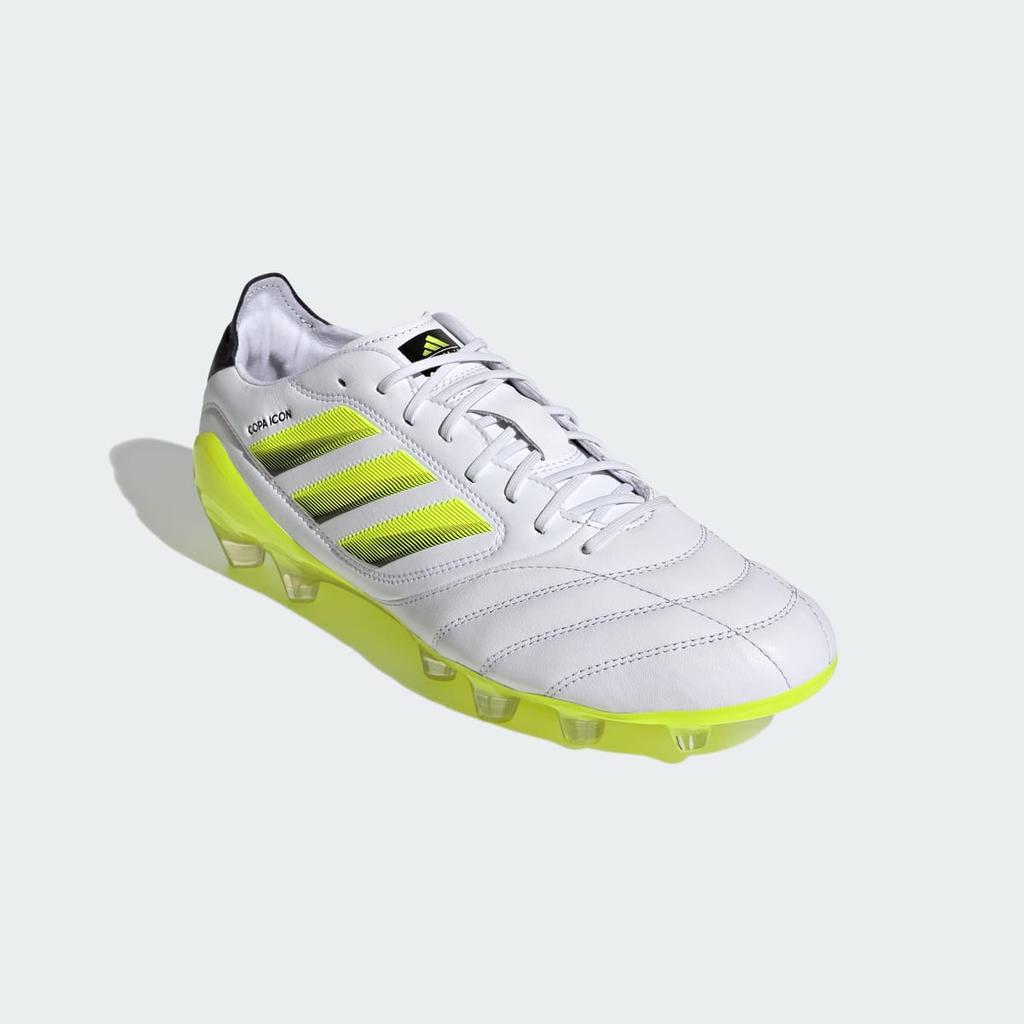 adidas COPA ICON II ELITE Hard Ground Football Boots KI0619 Unisex Performance Sports Shoes Cloud White / Lucid Lemon / Core Black