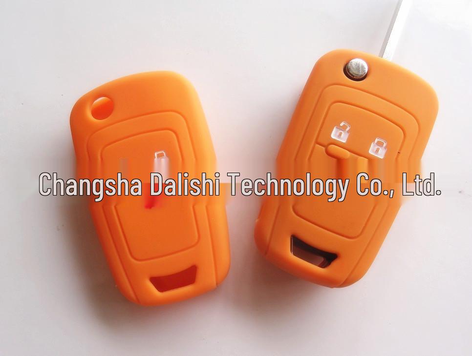 Silicone Key Cover for 3-Button Chevrolet Remote - Multi-Color Protective Shell.