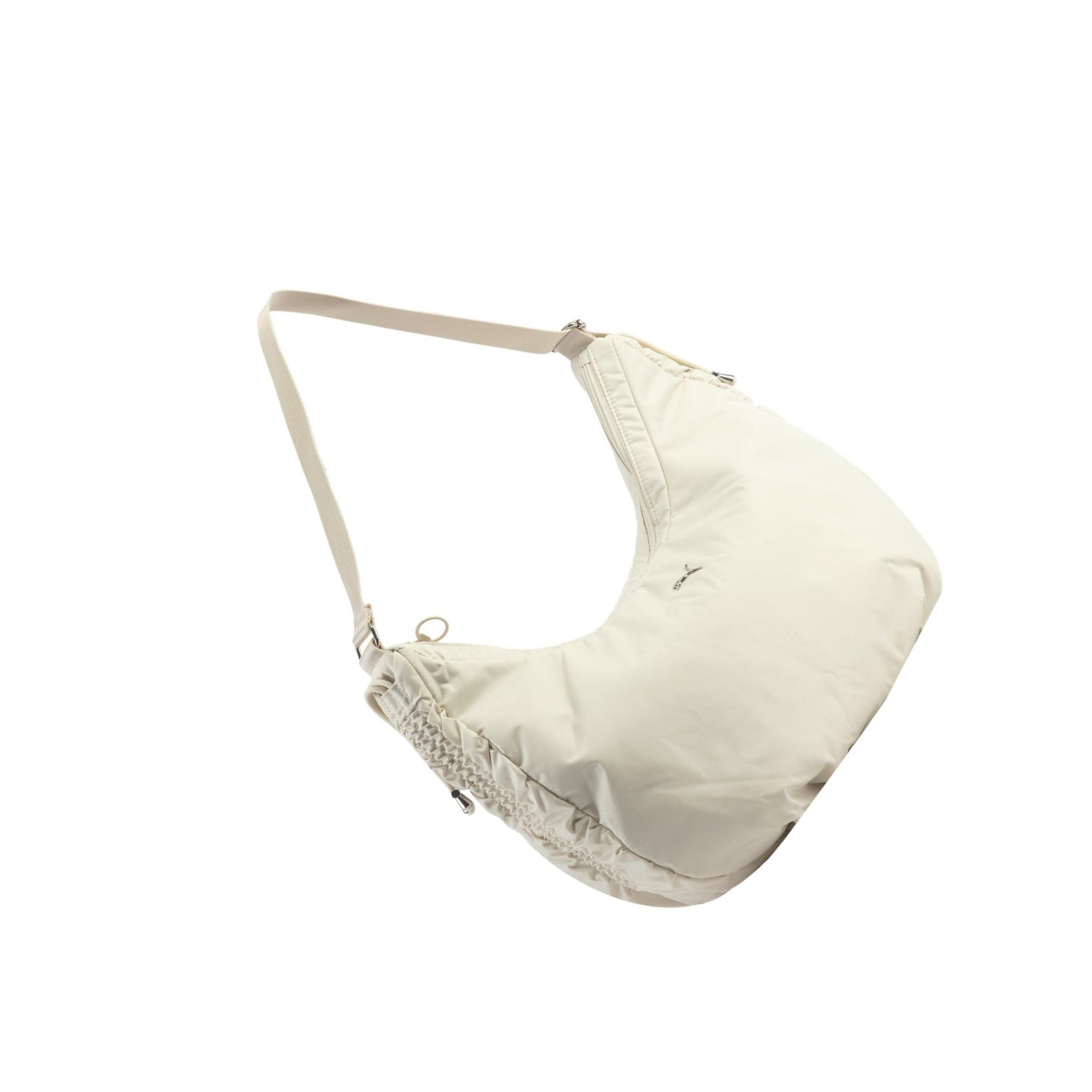 

Puma Solid Color Lightweight Casual Fabric Tote Shoulder Bag Unisex Bags White 090978-01 Snow