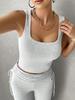Diyun Women's 2024 Spring/Summer Casual Slim-fit Tank Top & Long Pants Set - European & American Style