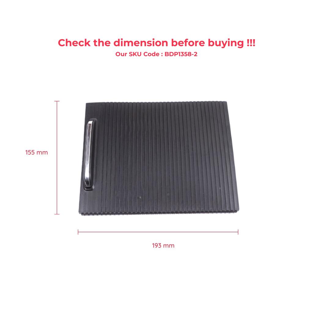 BDP1358-2 Armlehne Mittelkonsole Getränkehalter Rolloabdeckung Schwarz für VW Passat B6 3C B7 CC Magotan 3CD857503