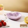 Heart-shaped Snack and Fruit Dish for Dining or Coffee Table