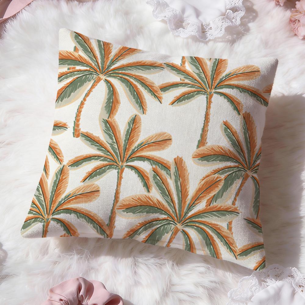 Floral Texture Cushion Cover Premium Comfort Reversible Pillow Cove Two in One Design for Any Room Car Interior