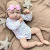 48cm Full Vinyl/Cloth Body Optional Reborn Dolls LouLou Cute Lifelike Closed Eyes Sleeping Simulation Doll Hand Painted Hair Rebirth Doll for Kid Gift