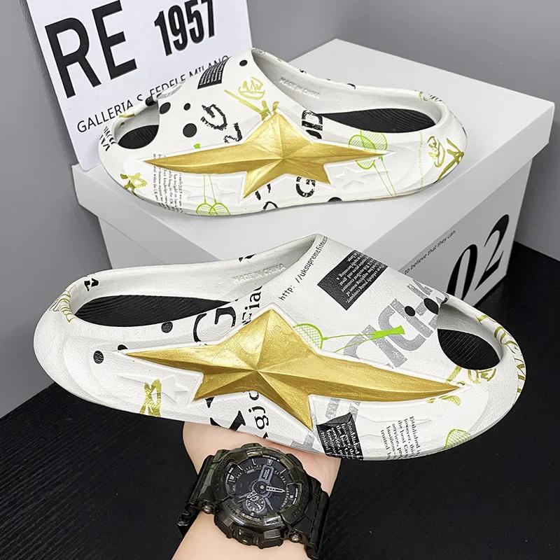 

Новые мужские сандалии, легкие сандалии из ЭВА, унисекс, летние пляжные шлепанцы, дышащая мягкая подошва, размеры 36-45 36