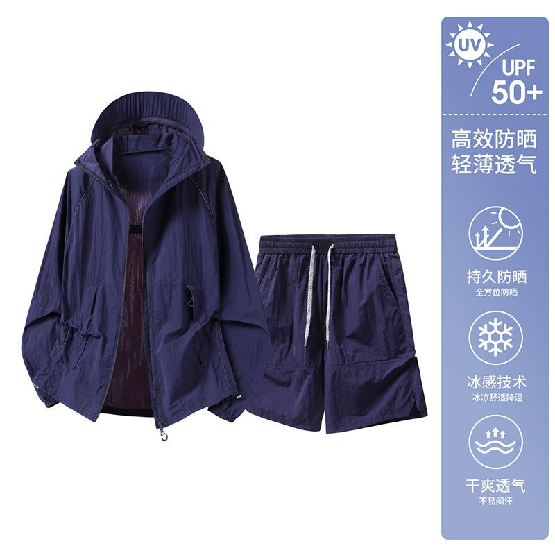 Outdoor sunscreen clothing for women 1011 summer new UPF10 + breathable loose large size sunscreen clothing thin jacket for men