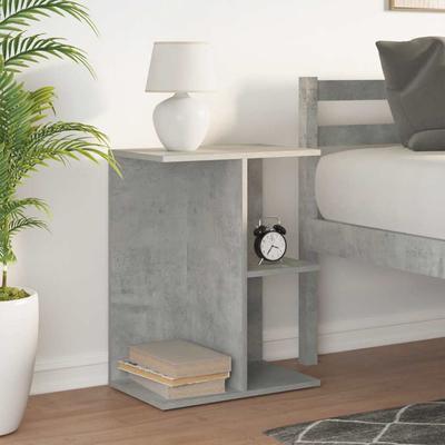Nightstand Concrete Grey 46.5 X 29 X 61 Cm Particleboard