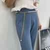 New Arrivals Open Run Gold Chain Bead Pearl Women Belt