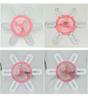 Crystal Style Dimmable LED Fan Light with Remote Control, E27 Screw Base for Home, Bedroom, and Dormitory.