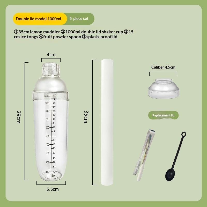 3/5/7Pcs Cocktail Shaker Set Cocktail Shaker And Measuring Jigger Set Drink Mixed Hand Shaker Tools For Bartending And Home Bar