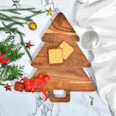 Acacia Wood Cutting Board Double Sided Pizza Board