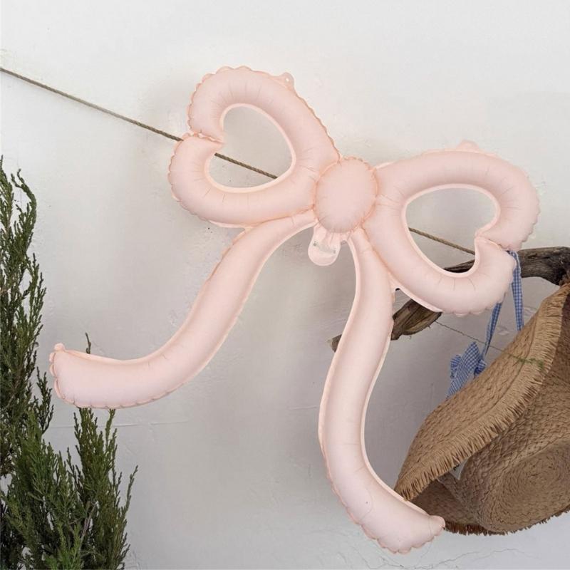 Aluminum Film Balloon With Cutout Bowknot Design For Baby  Wedding Photography Cutout Party Balloons