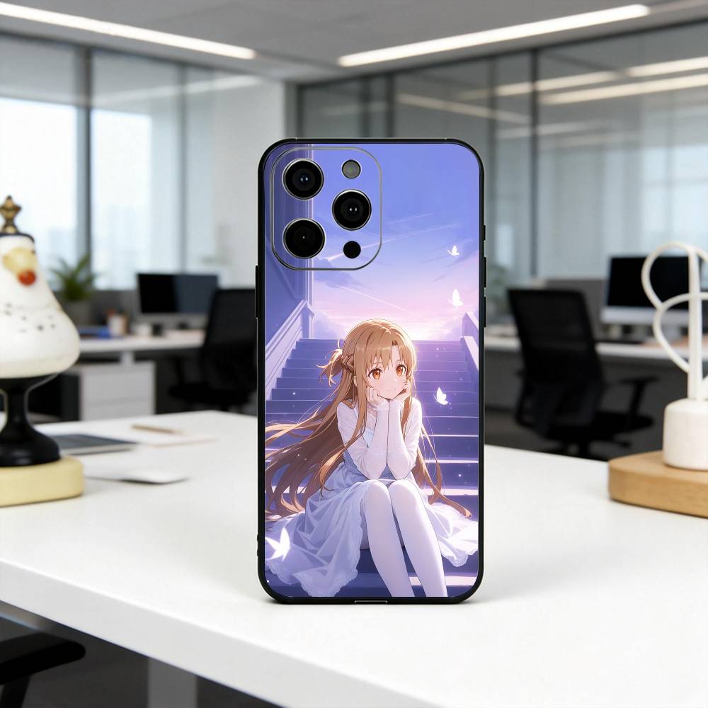 

Sword Art Online A-Asuna Y-Yuuki-es Phone Case Silicone Soft For IPhone 17 16 15 14 13 12 11 X XR Plus Pro Max Plus iPhone17PRO