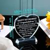 Retirement Gift for Women Men Crystal Best Retirement Gifts Keepsake Meaningful Farewell Gifts for Friends Leaving Gifts Plaque for Women Crystal