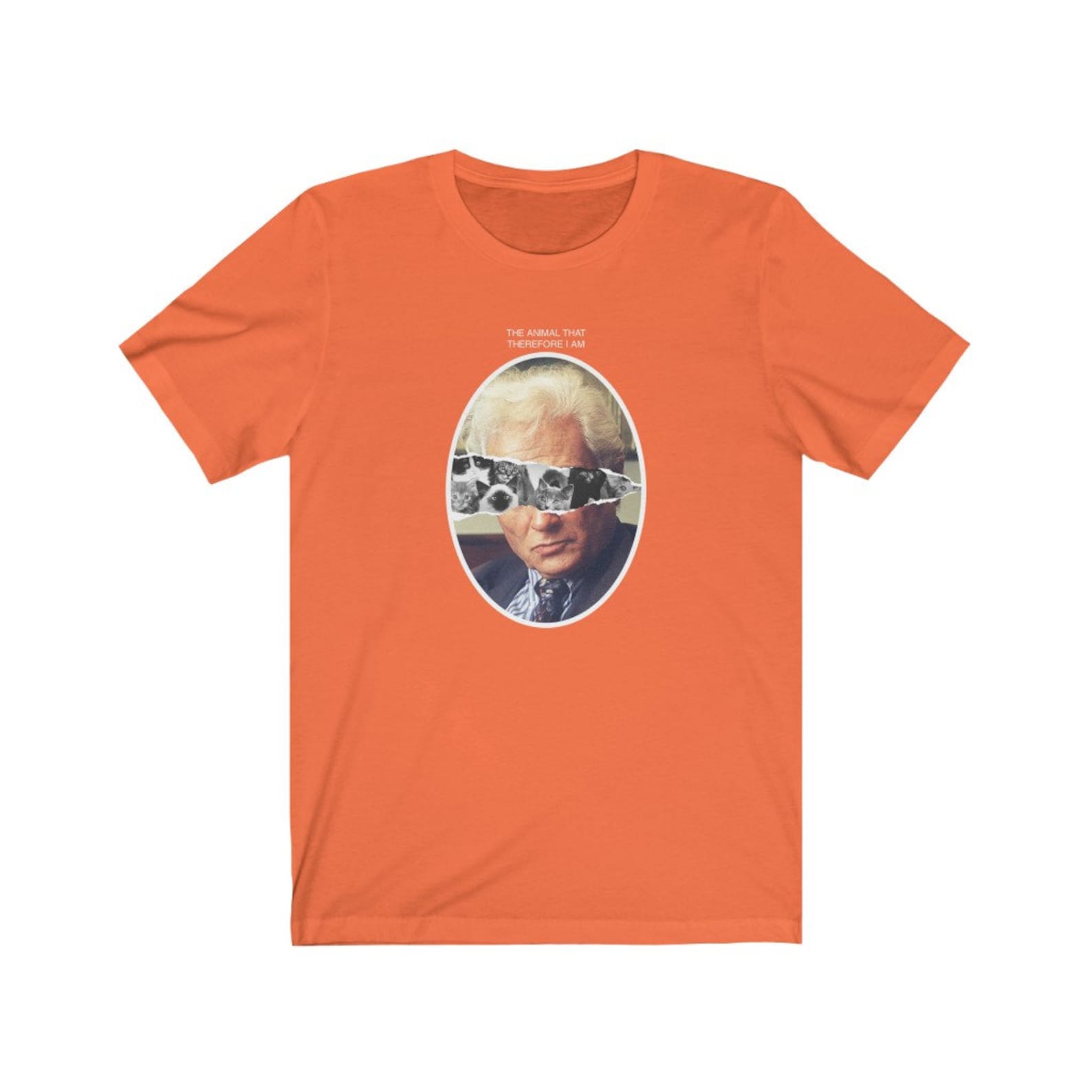 Derrida s Cat Philosophy T-Shirt 4XL
