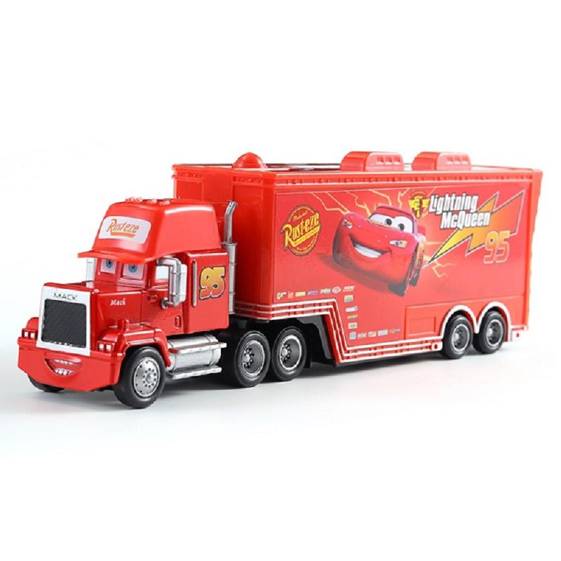 Pixar Cars Truck Model Car Anime Figure Mack Semi-Hauler Rust-eze Racing Toys Children's Birthday Gifts
