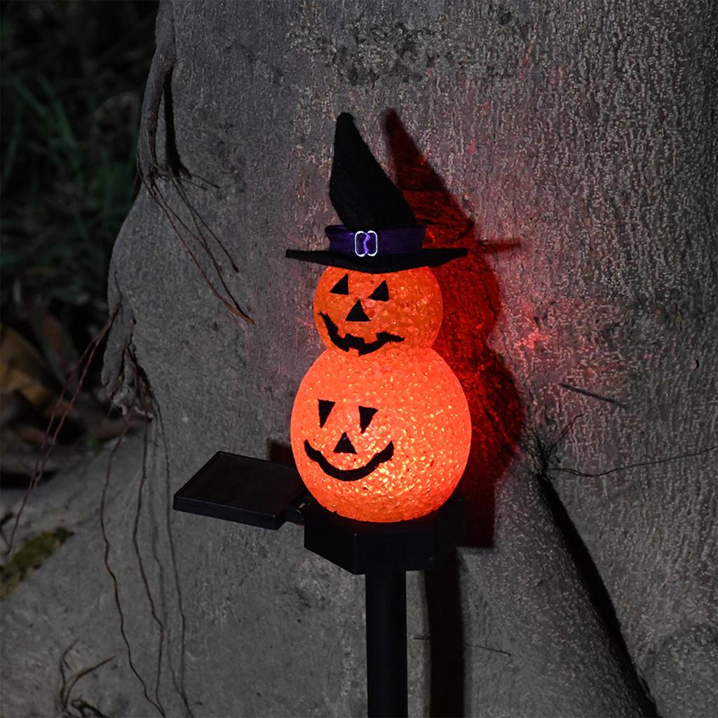 Halloween Solar Stake Light Weather Resistant Solar Powered Outdoor Lighting Halloween Decoration