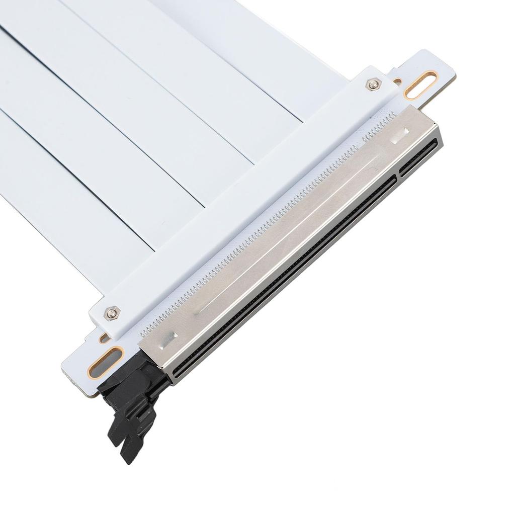 PCIE 4.0 X16 Riser Cable, 128Gbps PCB Flexible GPU Extension Cable, PCIE Riser Compatible with 4.0, 3.0, 2.0, and 1.0 Interfaces (20cm)
