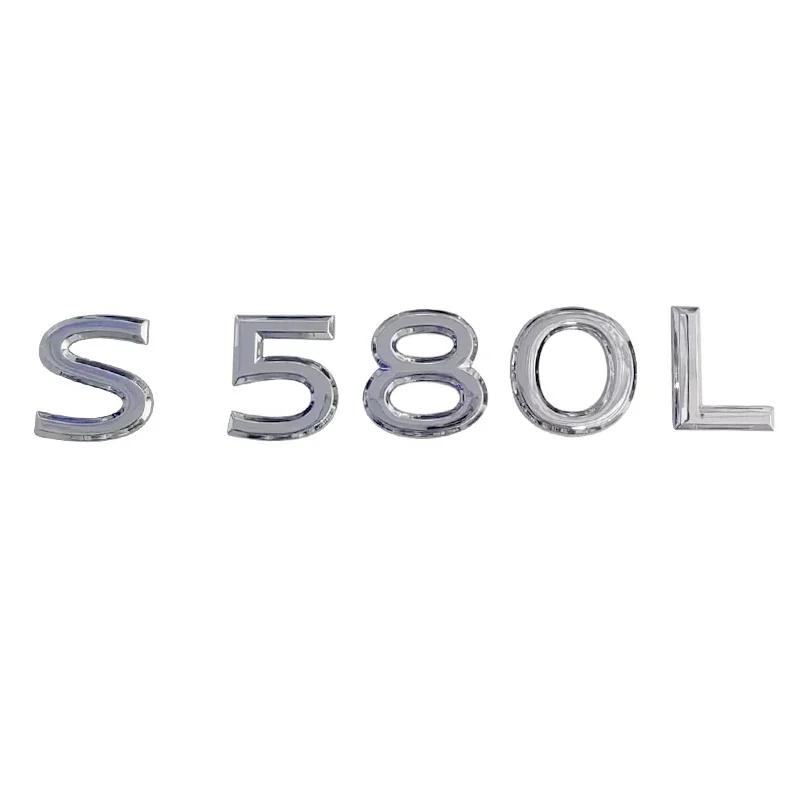 ABS Car Body Side Emblem Sticker Trunk Badge Decals for Mercedes Benz Maybach S400L S450L S480L S500L S580L S600L S680L Exterior