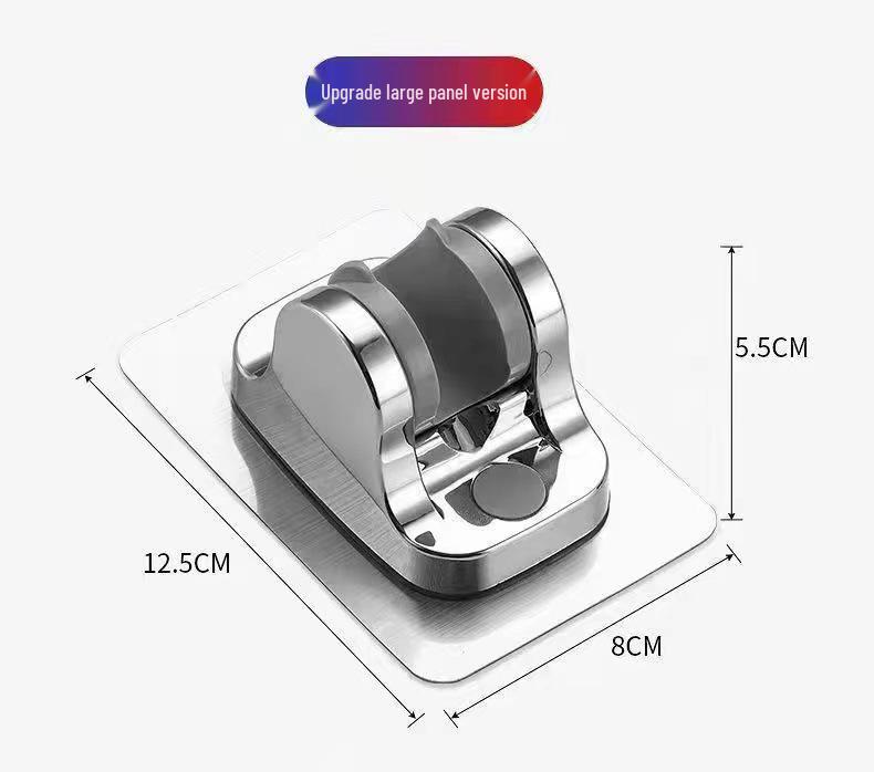 Verstellbarer, bohrfreier Duschkopfhalter mit Kugelgelenk für Regenbrausen