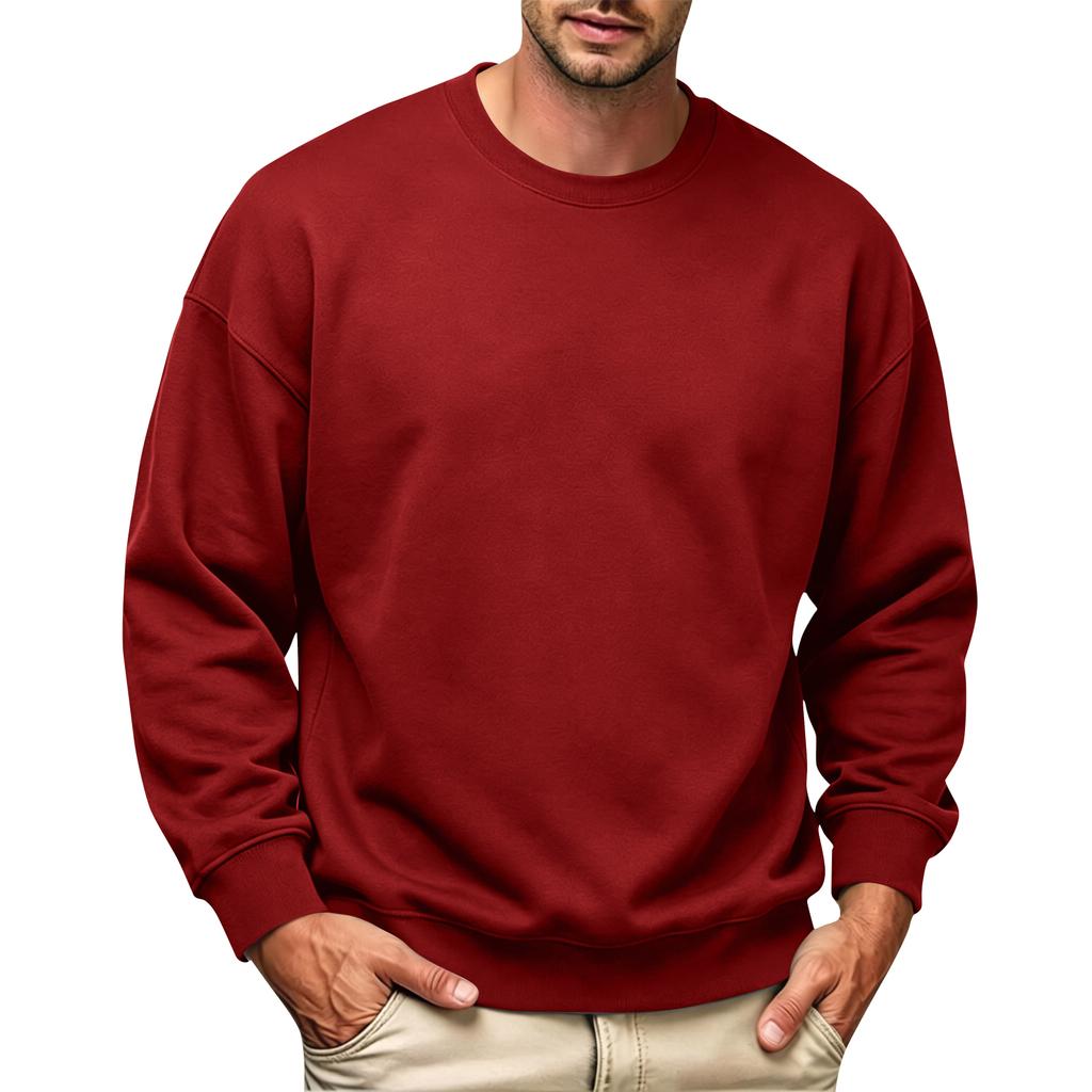 Men's Winter Neck Sweatshirt for Casual Everyday Wear