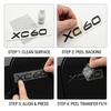 3D ABS Rear Trunk Letters Emblem For XC90 XC60 XC40 S90 S60 S40 AWD Car Styling Badge Chrome Black Sticker Accessories
