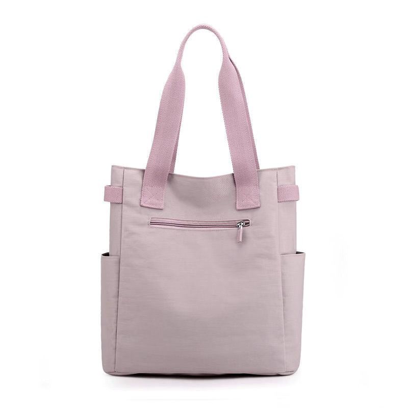 Women's Canvas Shoulder Bag Fashion Crossbody Handbag Retro Large Capacity Bags Multi Pocket Zipper Casual Tote Bags