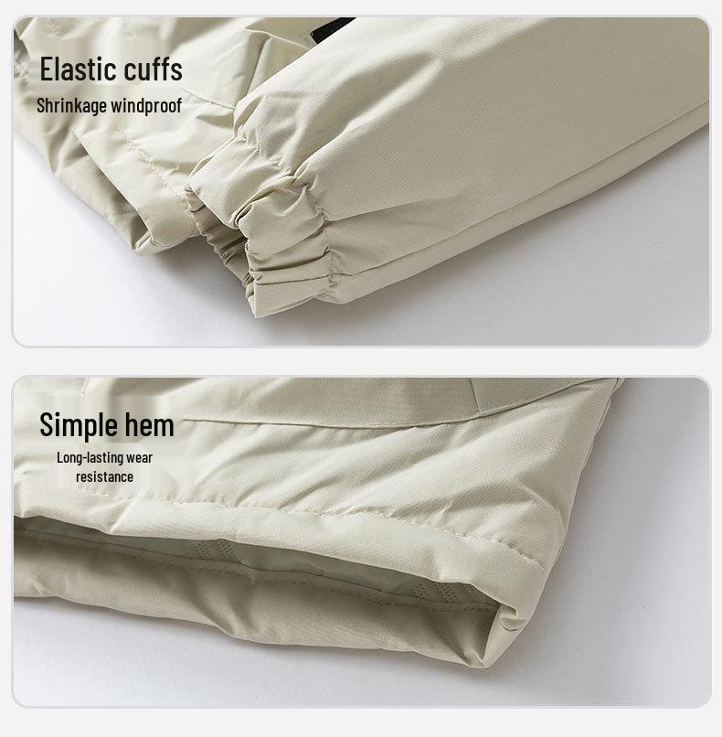2025 Men's Korean Style Windproof Waterproof Hooded Jacket: Trendy Outdoor Workwear