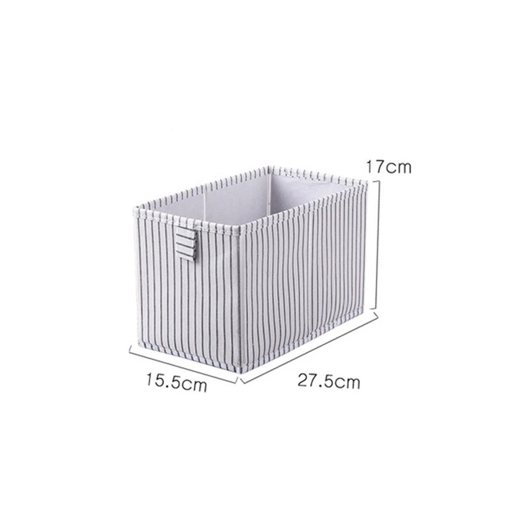 Foldable Non-woven CD Storage Box Foldable Bins Kids Toys Wardrobe Clothes Organizers Cosmetics Storage Basket Laundry Basket