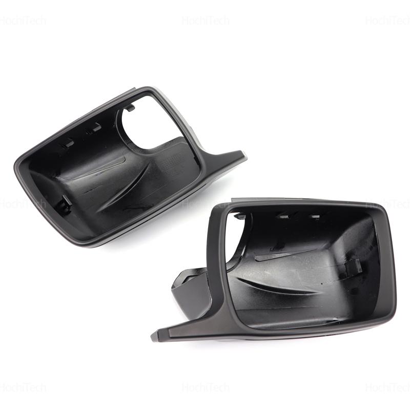 For BMW X3 X 3 E83 2003-2010 High Quality Rearview Bright Black Carbon Fiber Side Mirror Cover Cap Parts Styling with Tool