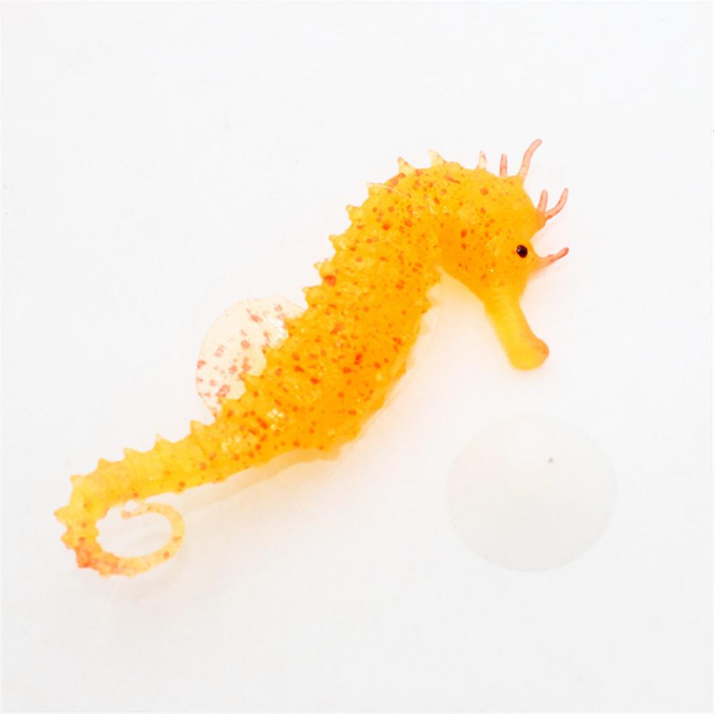 Small Aquarium Artificial Luminous Lionfish Fish Tank Landscape Silicone Fake Fish Floating Glow In Dark Ornament Home Decor