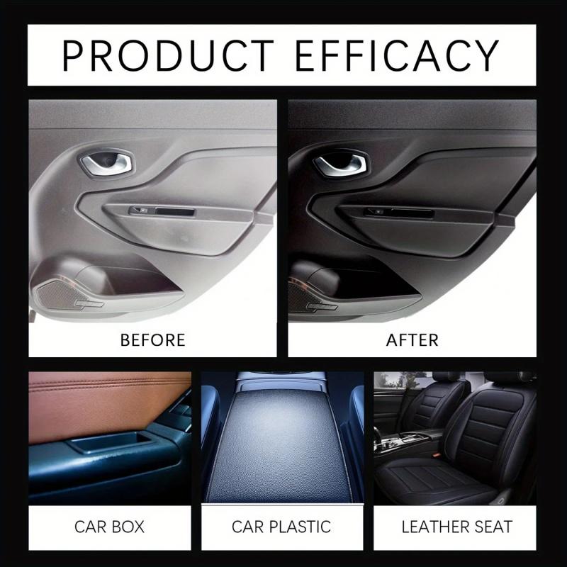 Car Internal Scratch Repair Wax - Plastic Parts Repair Agent, Tire Protection and Gloss, RV Internal Repair Agent