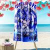 Custom Chelsea Print Beach Towel, Large Soft Quick Dry Towel for Beach Camping Swimming
