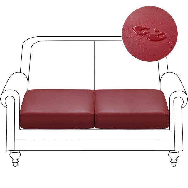 

PU Leather Couch Cushion Sofa Covers Waterproof Stretch Couch Seat Slipcovers for Banquet Living Room Couch Furniture Protector Back Cushion Cover