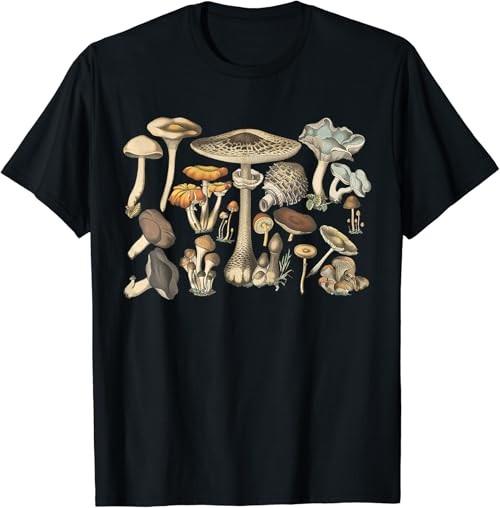 Mushroom Shirt Mycology Fungi Foraging Mushroom Whisperer T-Shirt Unisex T-Shirt XXL