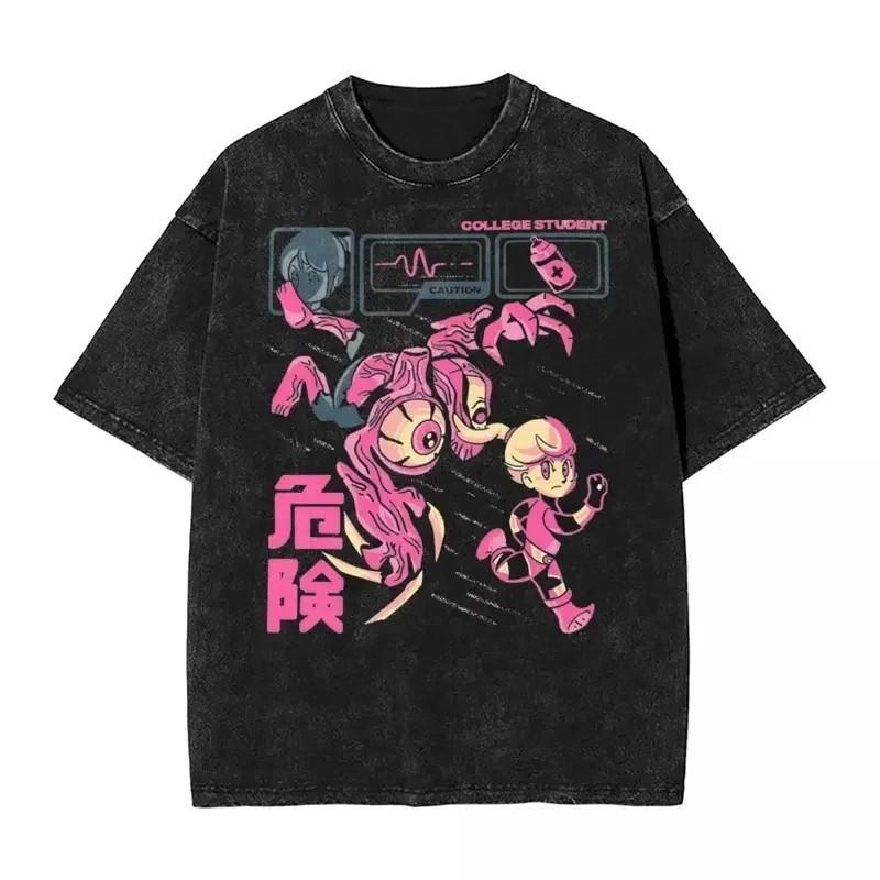 Resident Evil Biohazard T-Shirt Washed Cotton Unisex Tee Full Size XL