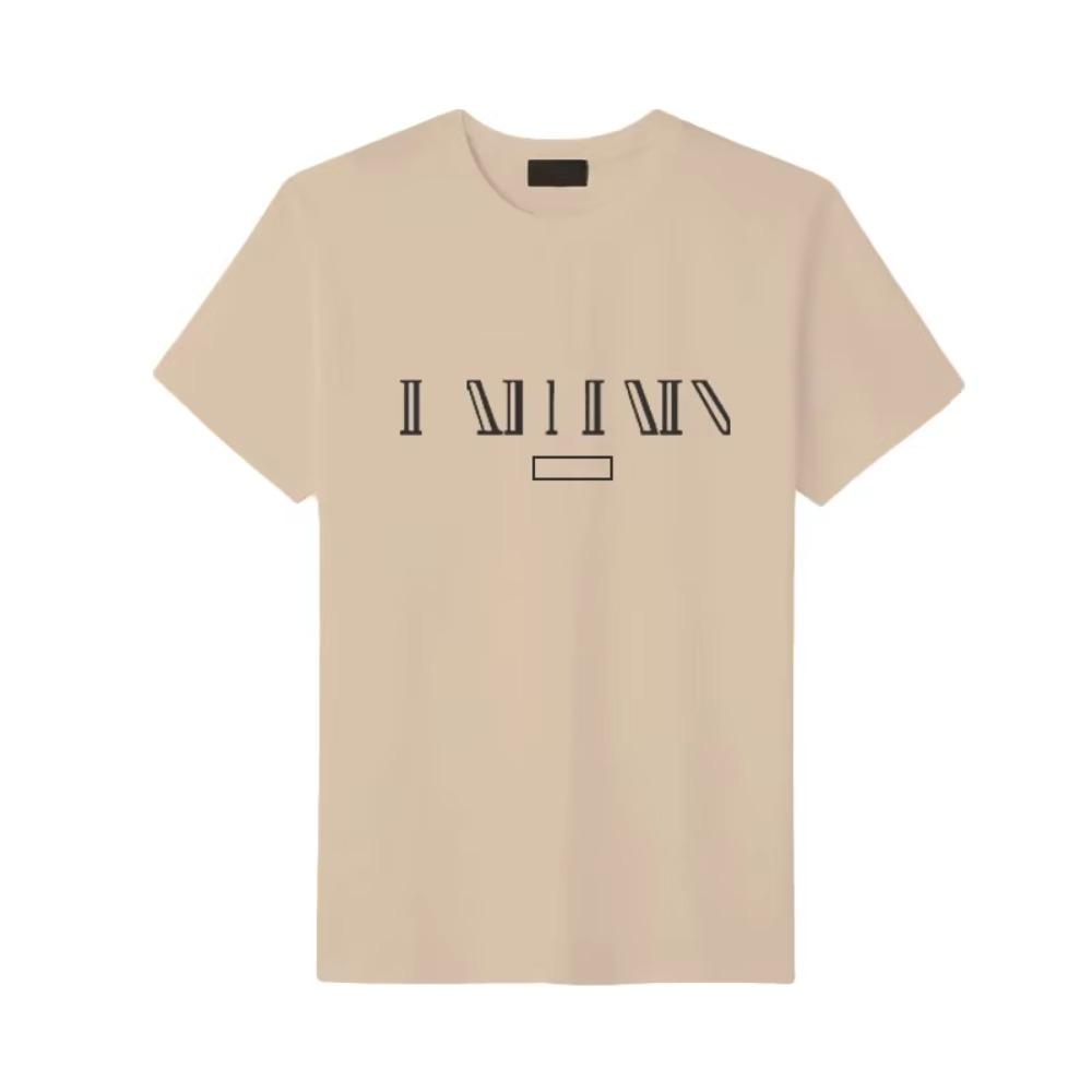 Mens Designer T-Shirt 100% Cotton Clothes Men Women Tee Shirts Fashion Letter Print Round Neck Black White Short Sleeve T-shirts