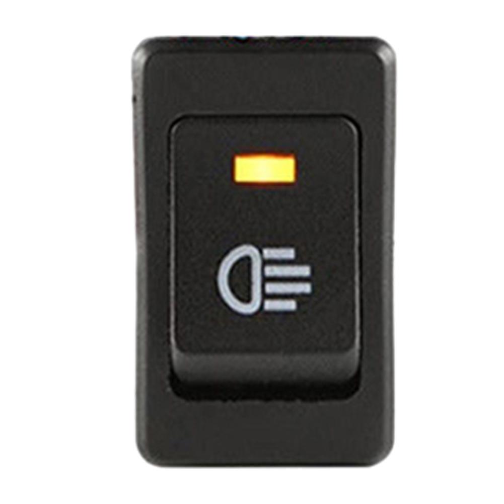 

ASW-17D LED Car Switch ON-OFF Toggle Switch Indicator Rocker LED 2-Position Electrical Equipment Supplies Fog Lamp жовтий