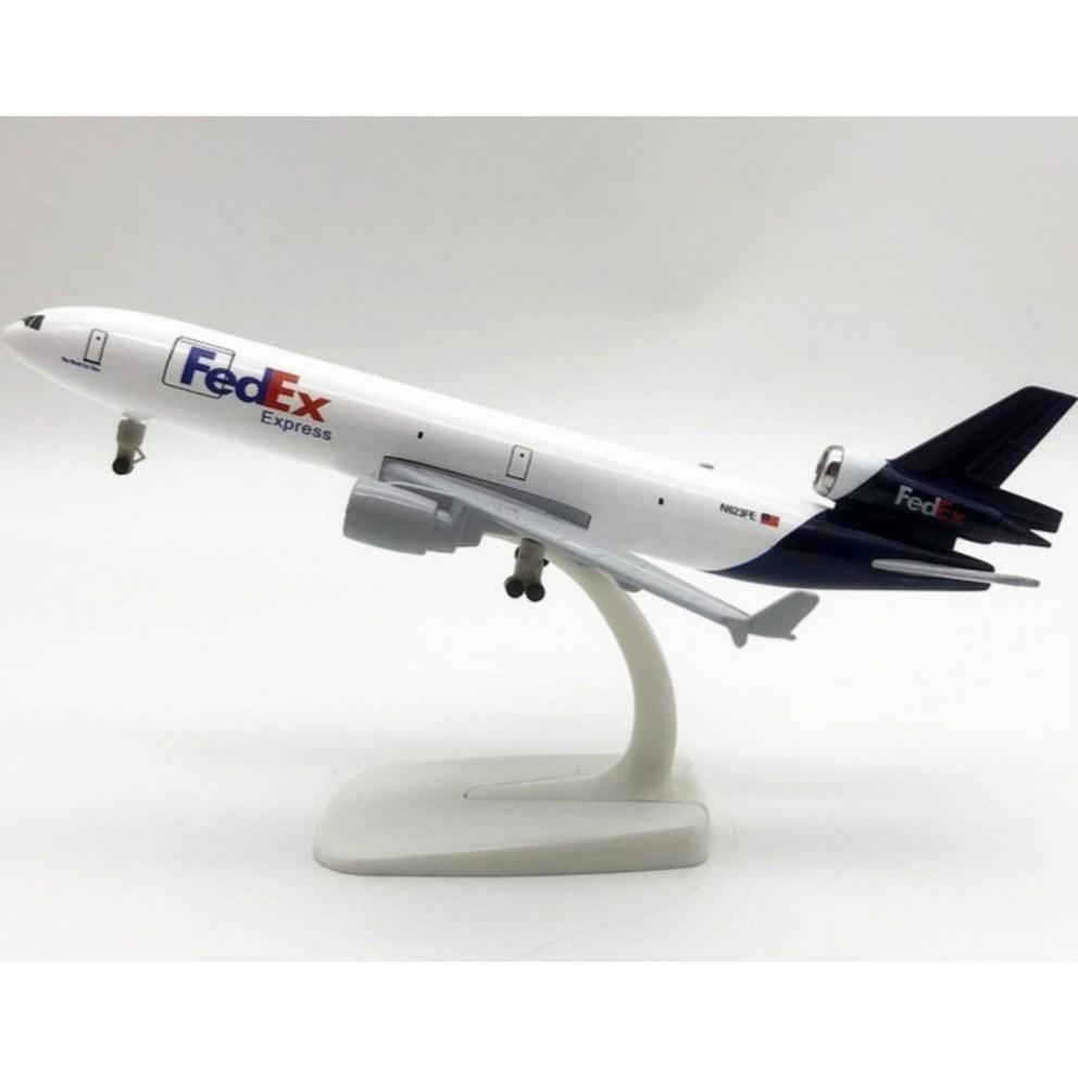 FedEx MD-11 Diecast Model letadla 20 cm s stojánkem