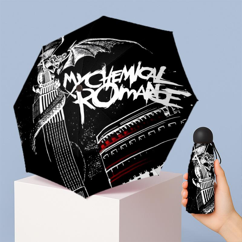 My Chemical Romance (5) Outdoor Umbrella Perfect for Beach Trips Travel Adventures and All Season Outdoor Activities