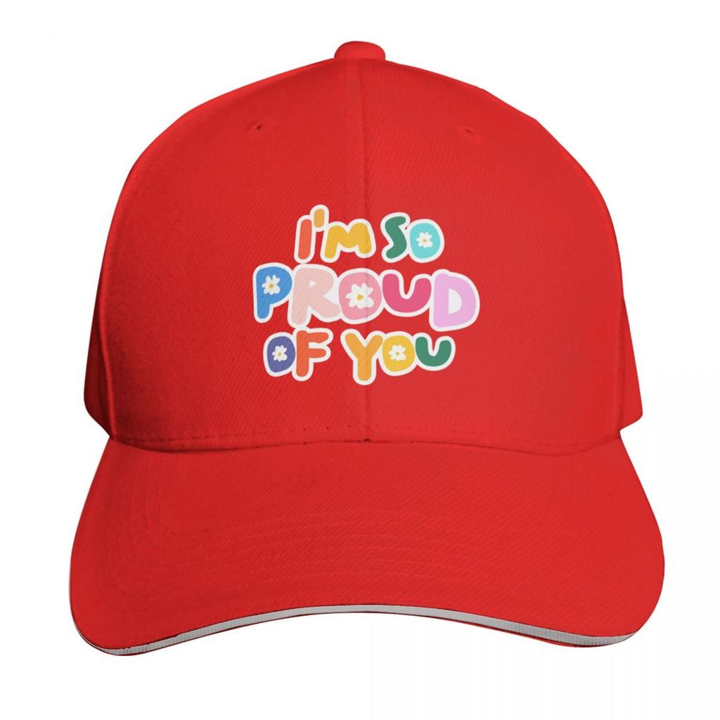 Im So Proud Of You Baseball Cap Unisexs big size hat Big Size Hat Golf Cap Horse Hat Unisexs Caps Womens